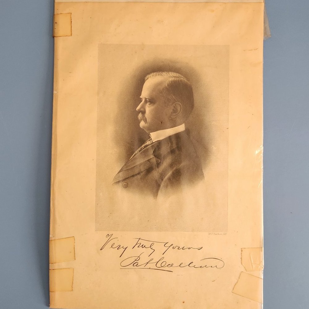 PATRICK CALHOUN AUTOGRAPHED PHOTOGRAPH COLLECTIBLE, RAILROAD